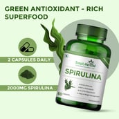 5 - Simply Herbal Spirulina (Pack of 3),  60 capsules 