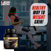 6 - Megagrow Mass Gainer High Calories Formula,  2.2 lb  Mango 