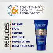 3 - Meglow Skin Brightening Face Cream for Men,  50 g  for All Skin Types (Pack of 2) 