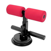 1 - SLOVIC Portable Sit-Up Bar,  Red/Black  Free Size 