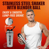 5 - SLOVIC Steel Shaker,  Silver  750 ml 