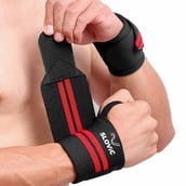 1 - SLOVIC Wrist Support,  Black/Red  Free Size 