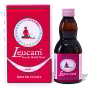 1 - MPIL Leucam Syrup,  400 ml  Unflavoured (with 80 Tablets) 