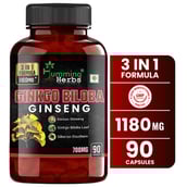 1 - Humming Herbs Ginkgo Biloba Ginseng,  90 capsules 