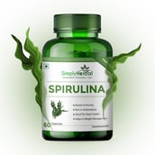 3 - Simply Herbal Spirulina (Pack of 4),  60 capsules 