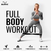 3 - SLOVIC Mini Loop Resistance Bands,  Yellow Red Black  Medium Heavy X-Heavy 