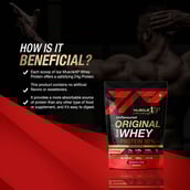 6 - MuscleXP Original Raw Whey Protein with Digestive Enzymes,  2.2 lb  Unflavoured+Shaker 