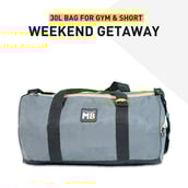 5 - MuscleBlaze Gym Duffle Bag,  Grey 30L