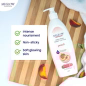 3 - Meglow Pro-Care Moisturizing Body Lotion,  500 ml  with Peach 