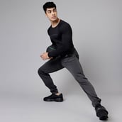 4 - MuscleBlaze Squat-Proof Jogger, Anthracite Grey Small