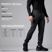 9 - MuscleBlaze Squat-Proof Jogger,  Anthracite Grey  Medium
