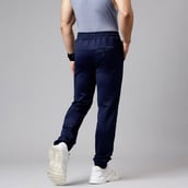 3 - MuscleBlaze Squat-Proof Jogger,  Navy Blue  Small