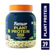 1 - Fast & Up Plant Protein Night Slow Digestion,  2.2 lb  Classic Vanilla 