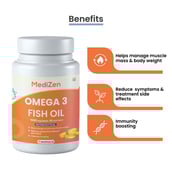 4 - MediZen Omega 3 1000mg,  90 softgels 