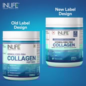 5 - INLIFE Hydrolyzed&nbsp;Fish Collagen Peptides,  200 g  Blueberry 