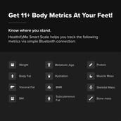 3 - HealthifyMe Smart Scale,  Black 