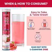 12 - Naturyz L-Carnitine 2400 & L-Arginine Max 2600 20 Tablets Combo,  2 Piece(s)/Pack  Water Melon Masala & Orange 