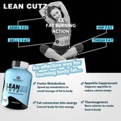 4 - Naturyz LEAN CUTZ Thermogenic Fat Burner 60 Tablets & Apple Cider Vinegar 20 Tablets Combo,  2 Piece(s)/Pack  Unflavoured & Apple 