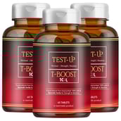 Vaamveda Sports Testosterone Booster Testo Boost Long Time Stamina for Men Supplements, 30 capsules Unflavoured (Pack of 3)