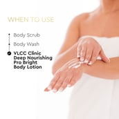 5 - VLCC Clinic Deep Nourishing ProBright Body Lotion,  300 ml  Almond Oil + Honey + Aloe Vera