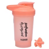 2 - GHC Nutrigize Smart Classic Leakproof Protein Shaker,  Peach  500 ml 