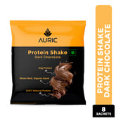 1 - Auric Protein Shake,  8 sachets/pack  Dark Chocolate 