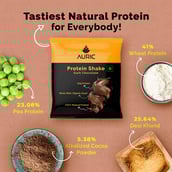 5 - Auric Protein Shake,  8 sachets/pack  Dark Chocolate 