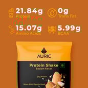 4 - Auric Protein Shake,  8 sachets/pack  Badam Kesar 