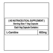 FB Nutrition L-Carnitine 600,  60 capsules  Unflavoured 