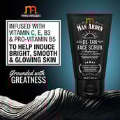 5 - Man Arden De Tan Brightening Face Scrub,  100 ml  De-Tans & Exfoliates Skin with Vitamin C 