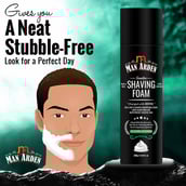 3 - Man Arden Shaving Foam for Sensitive Skin,  200 g  Charged with Menthol, Aloe Vera and Tea Tree 