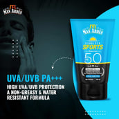 7 - Man Arden SunBlock Sport Sunscreen,  100 ml  for All Skin Types 
