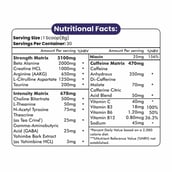 4 - Vitaminnica Battle Zone Pre-Workout,  0.53 lb  Blue Raspberry 