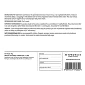 4 - Myprotein Impact Whey Isolate,  2.2 lb  Chocolate Brownie 