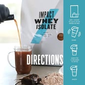 7 - Myprotein Impact Whey Isolate,  5.5 lb  Chocolate Brownie 
