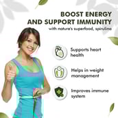 4 - Sprowt Spirulina,  120 capsules 