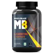 3 - MuscleBlaze L-Carnitine L-Tartrate,  120 capsules  Unflavoured 