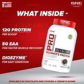 3 - GNC Pro Performance Beginner's Protein,  2.2 lb  Cookies & Cream 