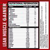 4 - Ripped Up Nutrition Lean Muscle Gainer, 6 lb Dark Chocolate