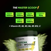 3 - Tencha Matcha Green Tea Based Pre-Workout Blend,  0.39 lb  Japanese Matcha (with Shaker) 