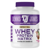 1 - Dennis James Signature Series Whey Protein Matrix,  5 lb  Neapolitan Ice Cream 