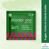 2 - Moderate 100% Botanical Weight Loss Supplement,  15 sachets/pack 