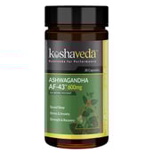 8 - Koshaveda Ashwagandha AF-43 600mg by MuscleBlaze,  30 capsules