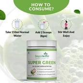 7 - Simply Herbal Super Green All in One Super Nutrition,  300 g 