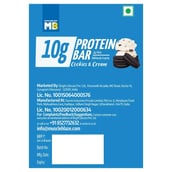 3 - MuscleBlaze Protein Bar (10 gm Protein) OP,  6 bar(s)  Cookies & Cream 