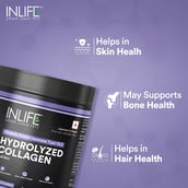 5 - INLIFE Hydrolyzed Collagen,  200 g  Unflavoured (Clinically Proven Japanese Type 1 & 3) 