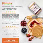 9 - Pintola All Natural Almond Butter,  Creamy  1 kg 