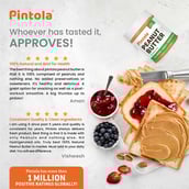 8 - Pintola All Natural Peanut Butter,  0.350 kg  Creamy 