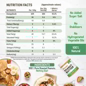 4 - Pintola All Natural Peanut Butter,  0.350 kg  Creamy 