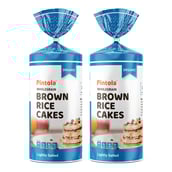 1 - Pintola Wholegrain Brown Rice Cakes,  Lightly Salted (Pack of 2)  130 g 